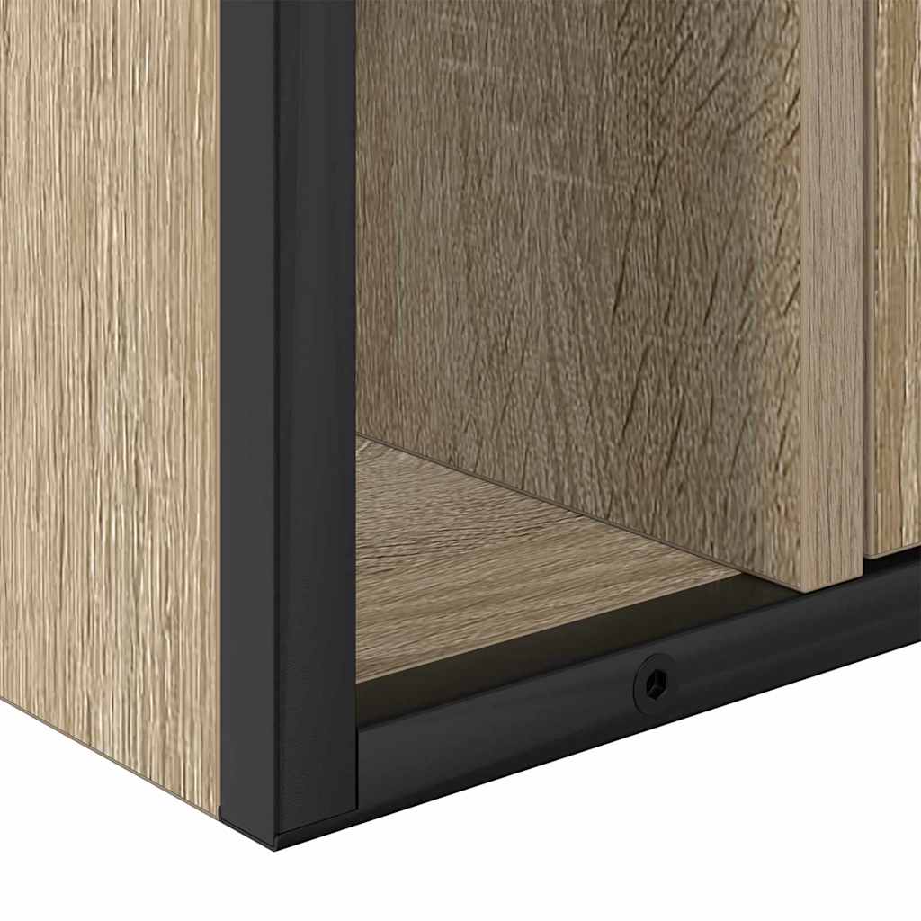 Badrumsmöbelset 3 pcs Brun 60 x 30 x 60 cm Konstruerat trä