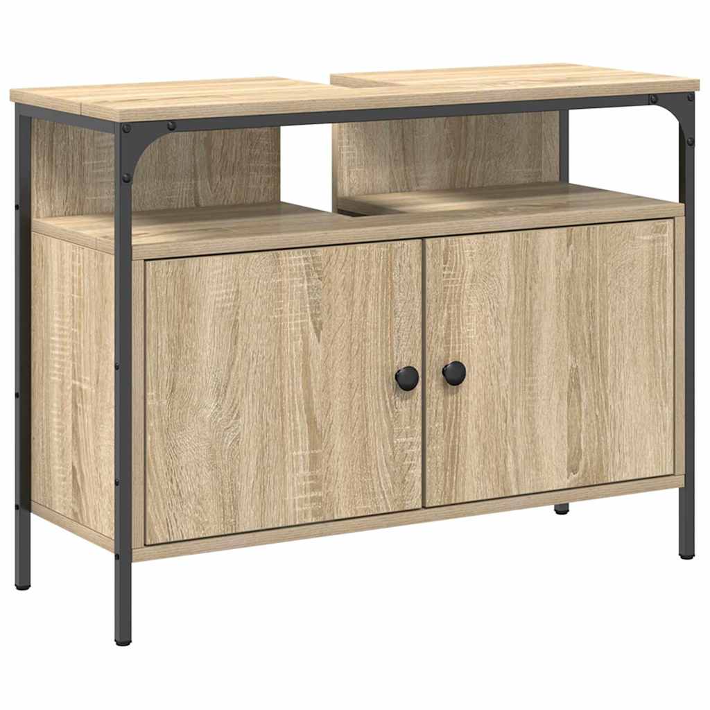 Badrumsmöbelset 3 pack Sonoma Ek 80 x 30 x 60 cm