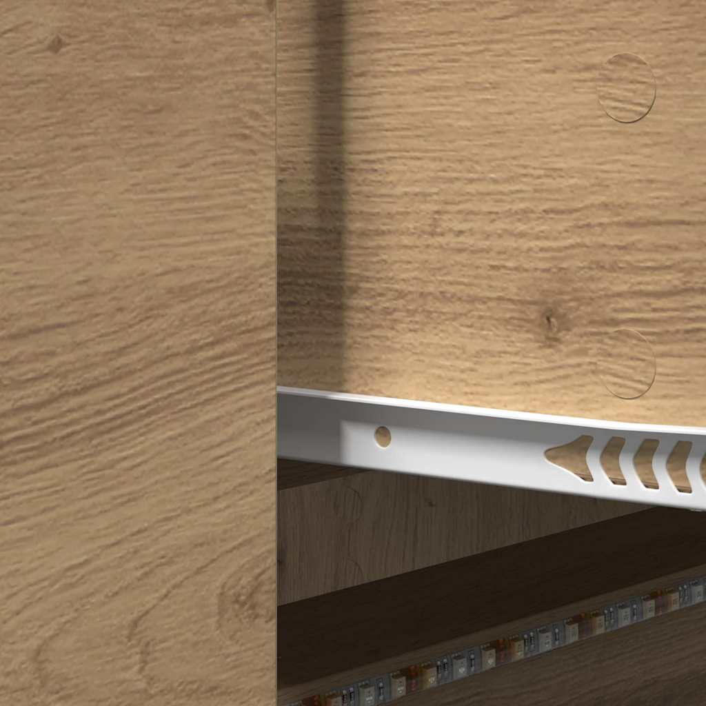 TV-Möbel Brun TV-Bänk med låda Artisan Ek 140 x 34 x 40 cm