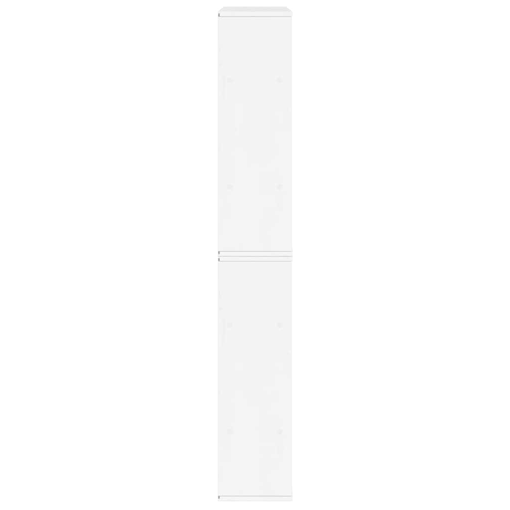 Skåp Vit 4 st "ODDA" 40x24x79 cm massiv Trä furu