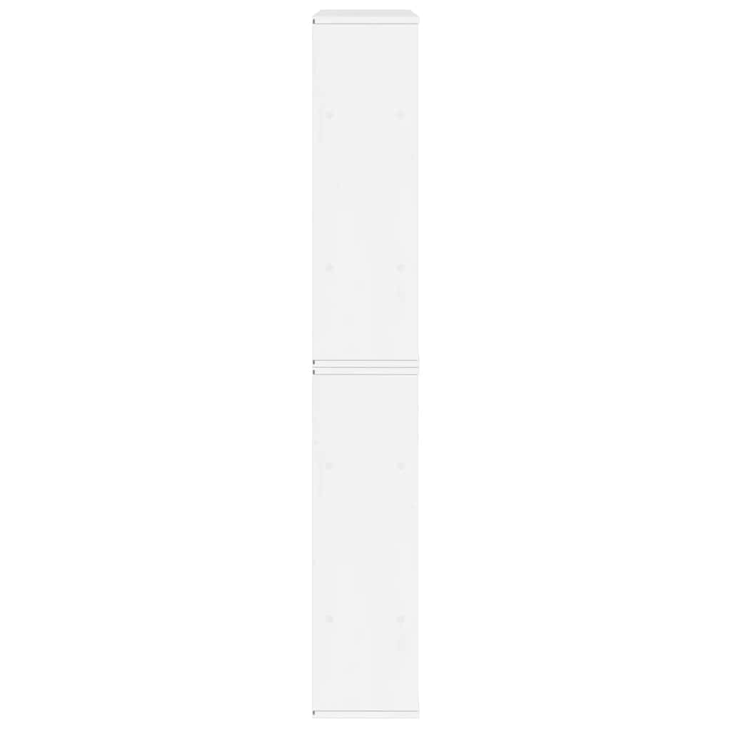 Skåp Vit 6 st "ODDA" 40x24x79 cm massivt Trä furu