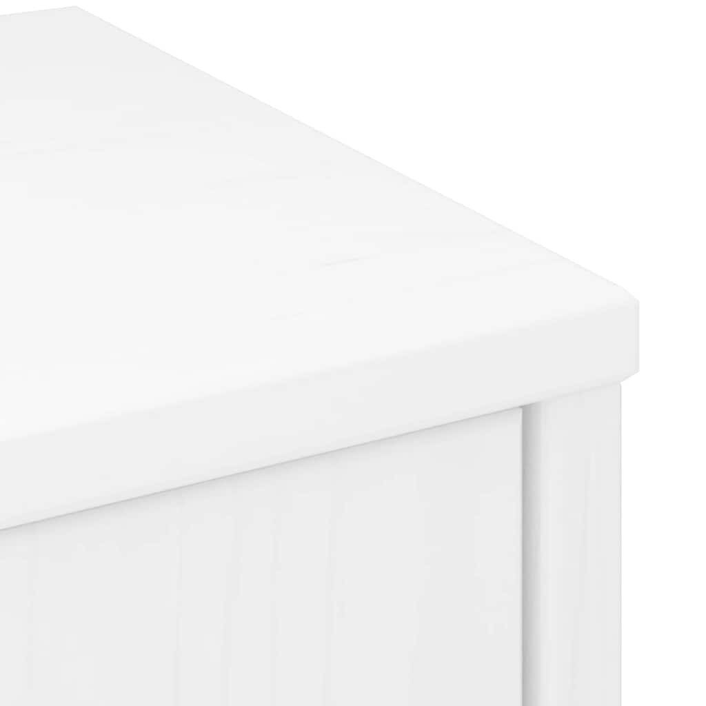 Skåp Vit 6 st "ODDA" 40x24x79 cm massivt Trä furu