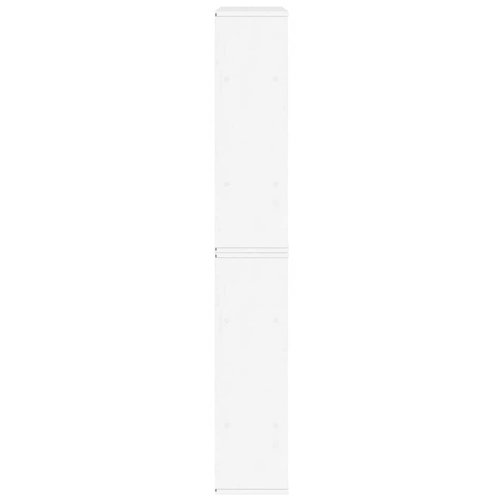 Skåp Vit 5 st "ODDA" 40x24x79 cm massivt Trä furu
