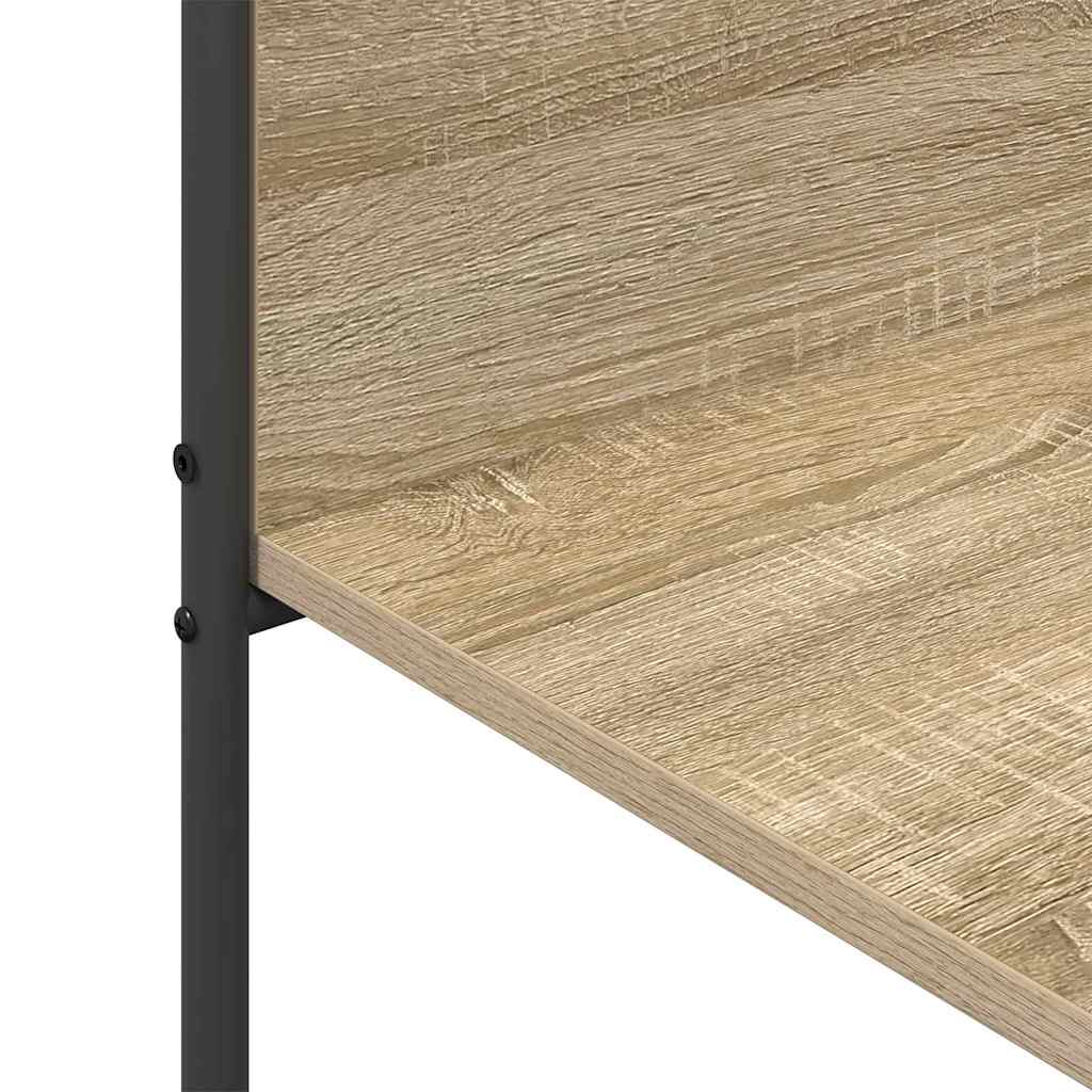 Klädhängare med hylla Brun 120 x 44 x 160 cm Konstruerat trä
