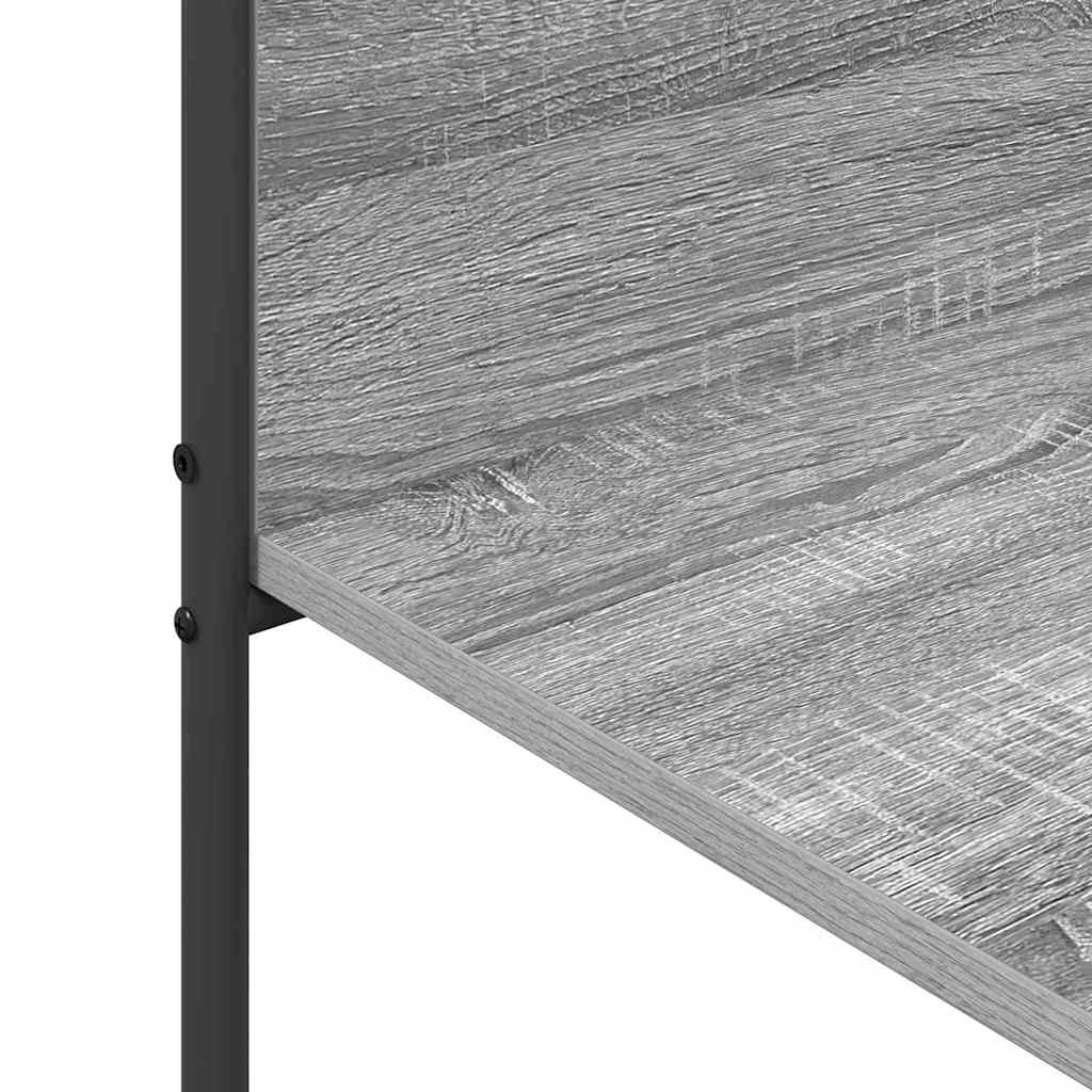 Klädhängare med hylla Grå 120 x 44 x 160 cm Konstruerat trä