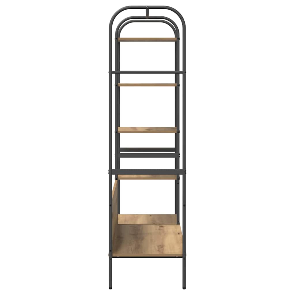 Klädhängare med hylla Beige 120 x 44 x 160 cm Konstruerat trä