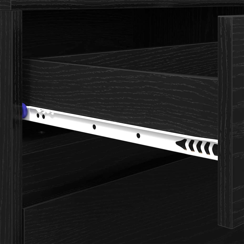 TV-skåp Svart 182 x 34 x 50 cm