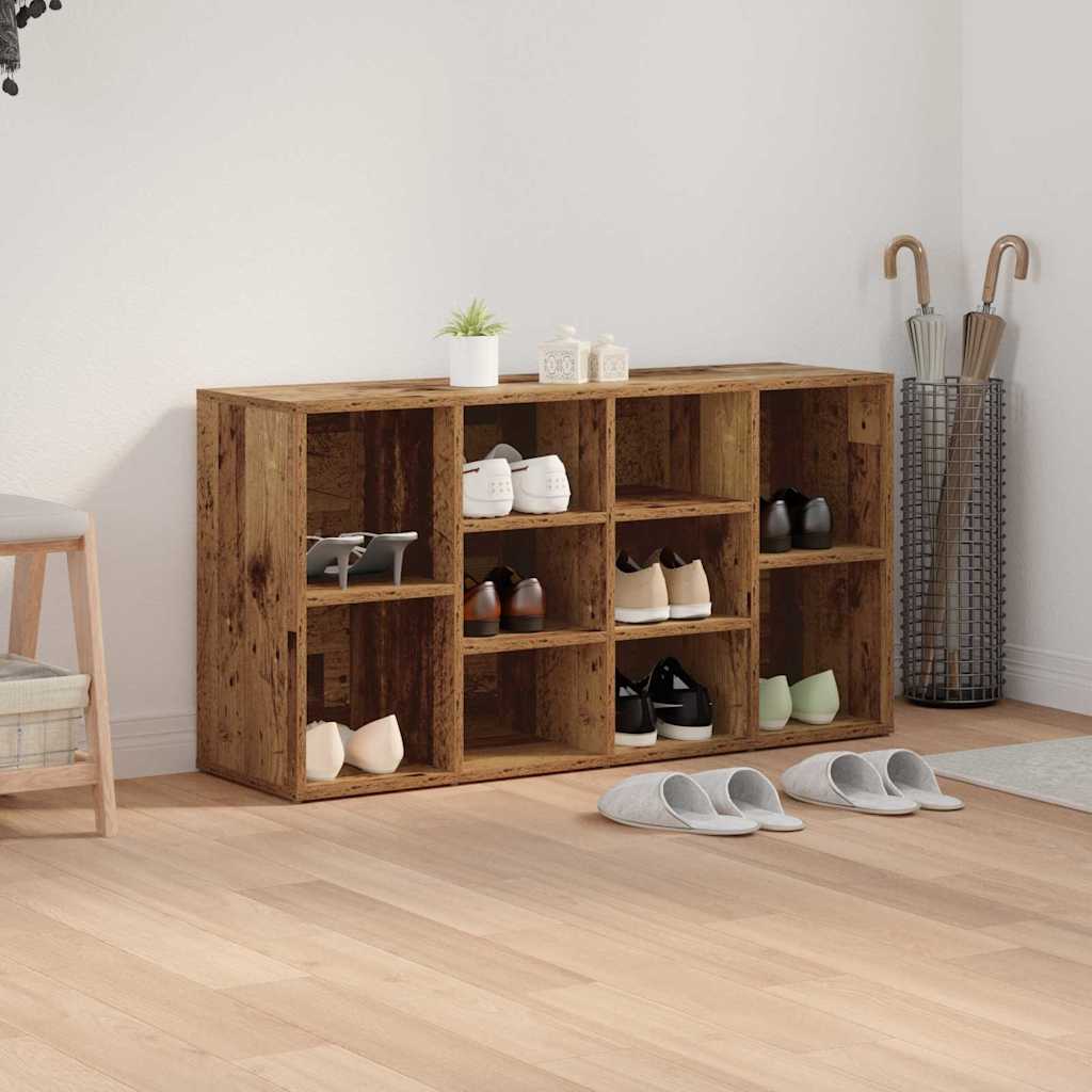 Skoställ Åldrat Trä Skobänk Övrigt 103 x 30 x 54.5 cm