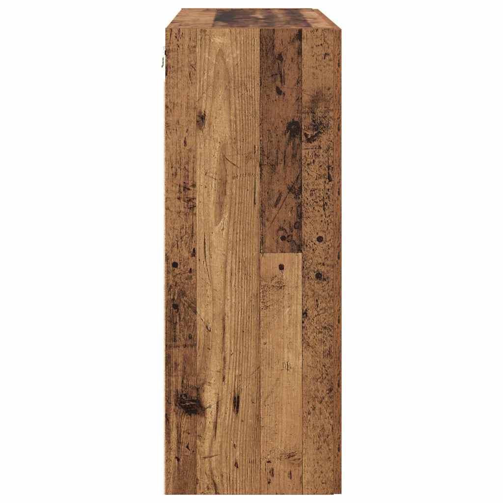Väggskåp Väggmonterad Brun 69.5 x 34 x 90 cm Konstruerat trä