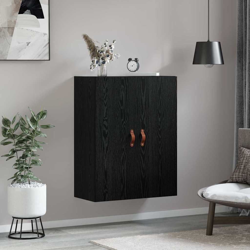 Väggskåp Svart 69.5 x 34 x 90 cm Konstruerat trä