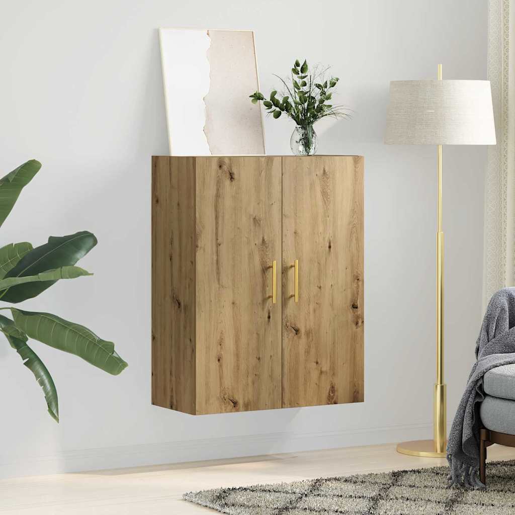 Väggskåp Väggmonterad Brun 69.5 x 34 x 90 cm Konstruerat trä