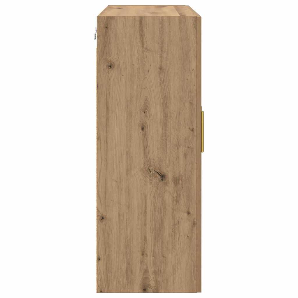 Väggskåp Väggmonterad Brun 69.5 x 34 x 90 cm Konstruerat trä
