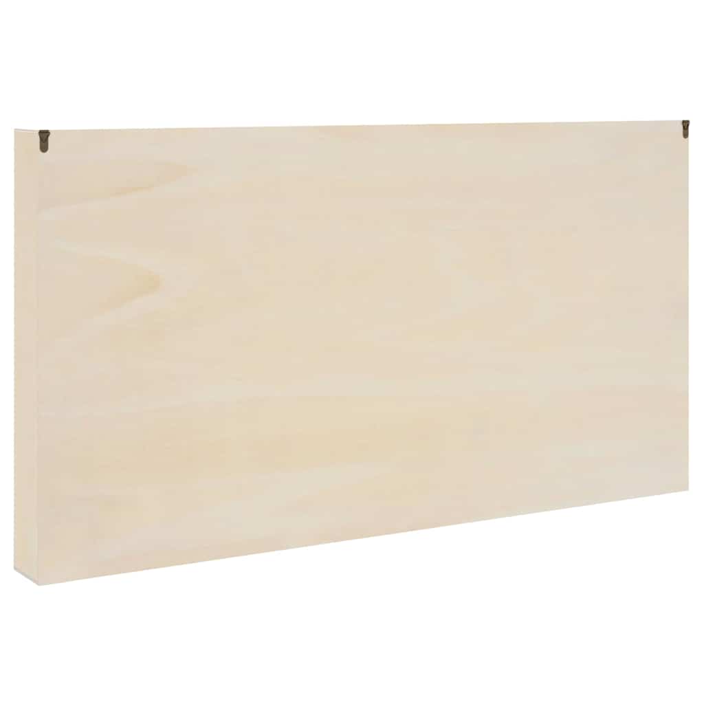 Vägghylla Trä för samlarföremål Brun 100 x 8.5 x 54 cm Plywood