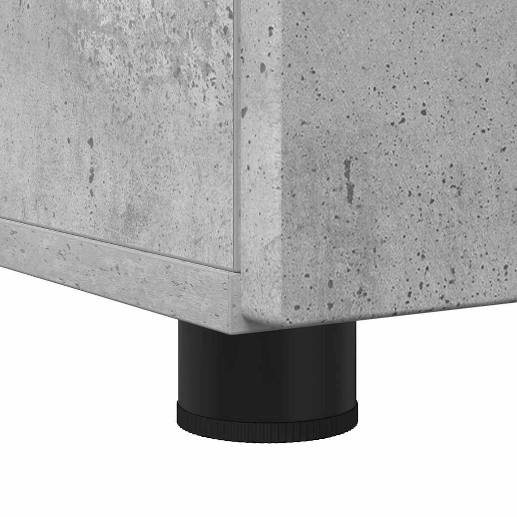 Badrumsmöbelset 3 pcs Betonggrå 61 x 35 x 64 cm