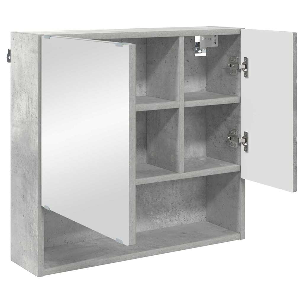 Badrumsmöbelset 3 pcs Betonggrå 61 x 35 x 64 cm