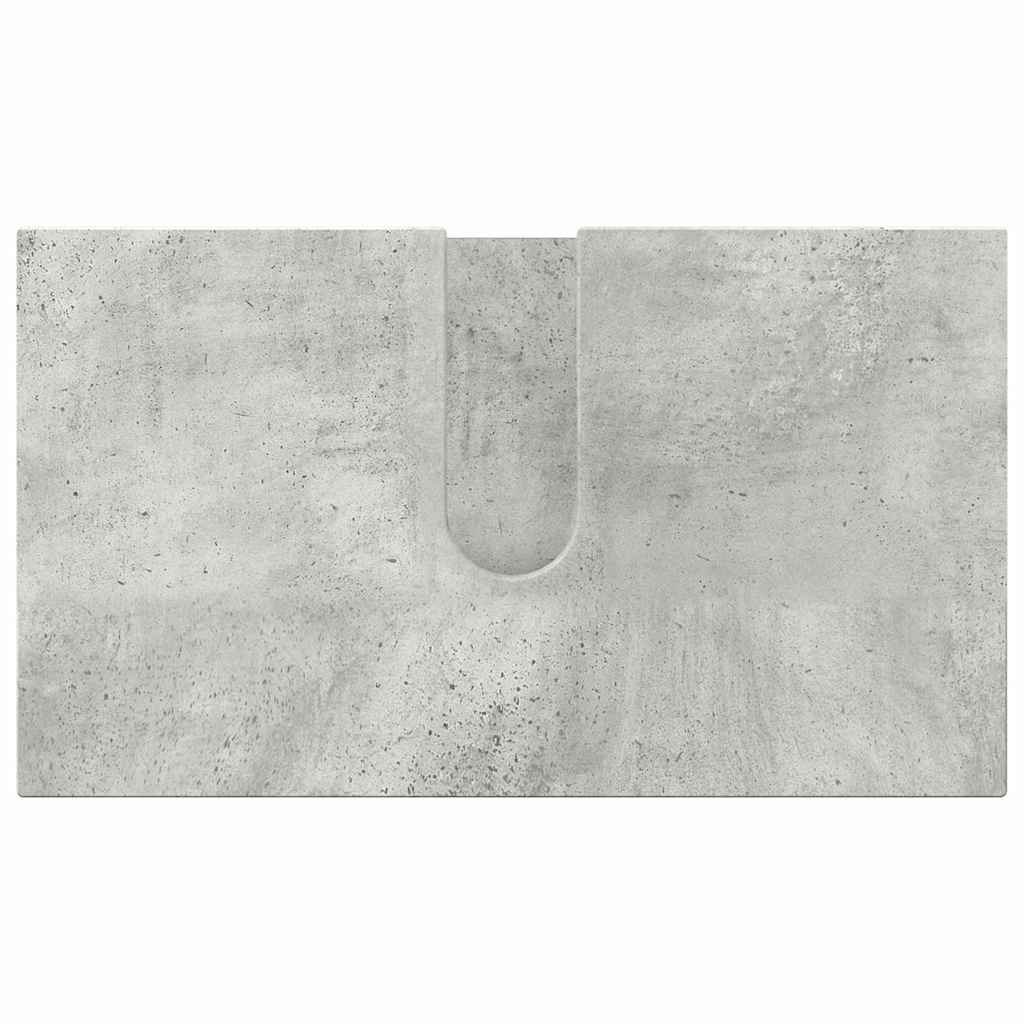 Badrumsmöbelset 3 pcs Betonggrå 61 x 35 x 64 cm
