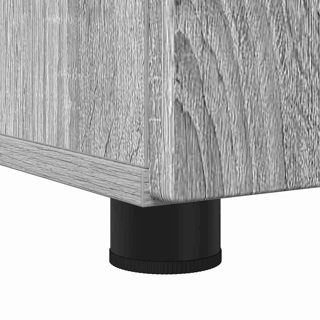 Badrumsmöbelset med låda 3 pcs Sonoma Grå 61 x 35 x 64 cm