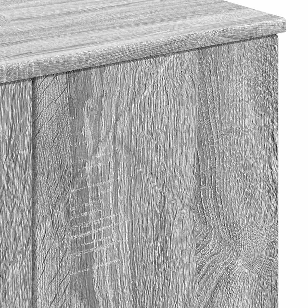 Badrumsmöbelset med låda 3 pcs Sonoma Grå 61 x 35 x 64 cm
