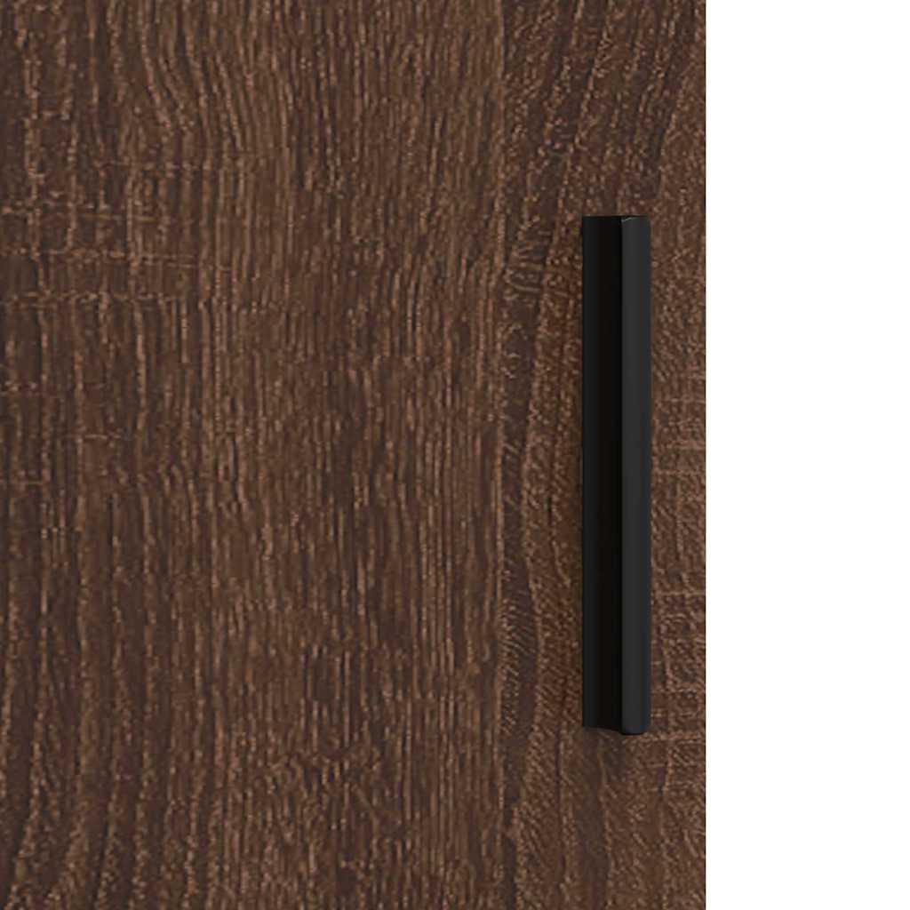 Badrumsmöbelset 3 pcs Brun Ek 61 x 35 x 64 cm
