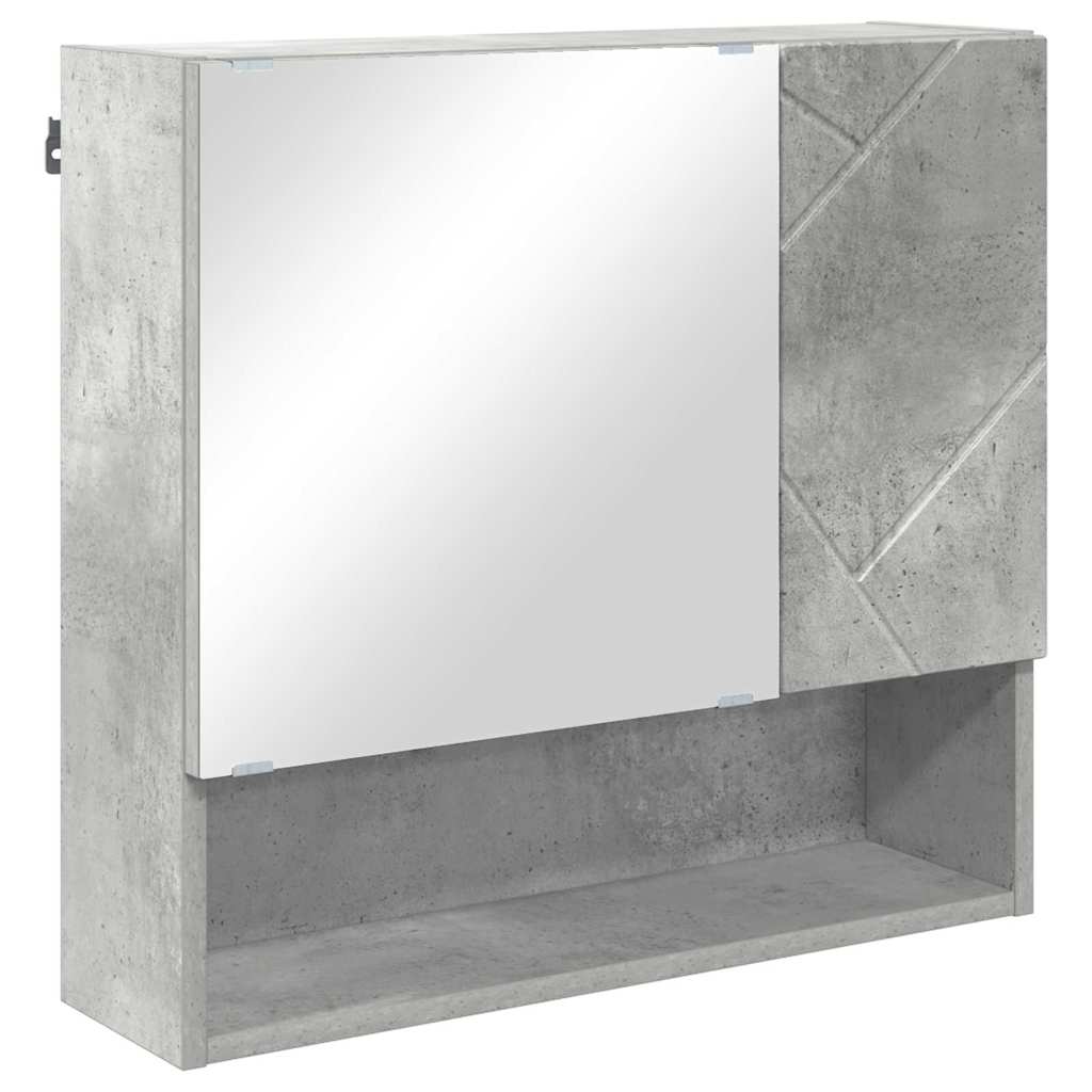 Badrumsmöbelset 4 pcs Betonggrå 61 x 35 x 64 cm