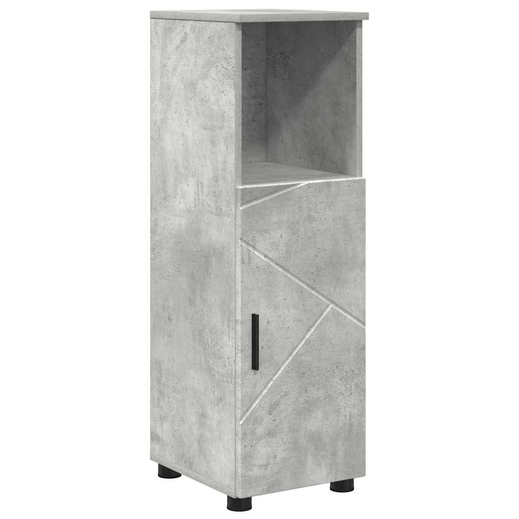 Badrumsmöbelset 4 pcs Betonggrå 61 x 35 x 64 cm