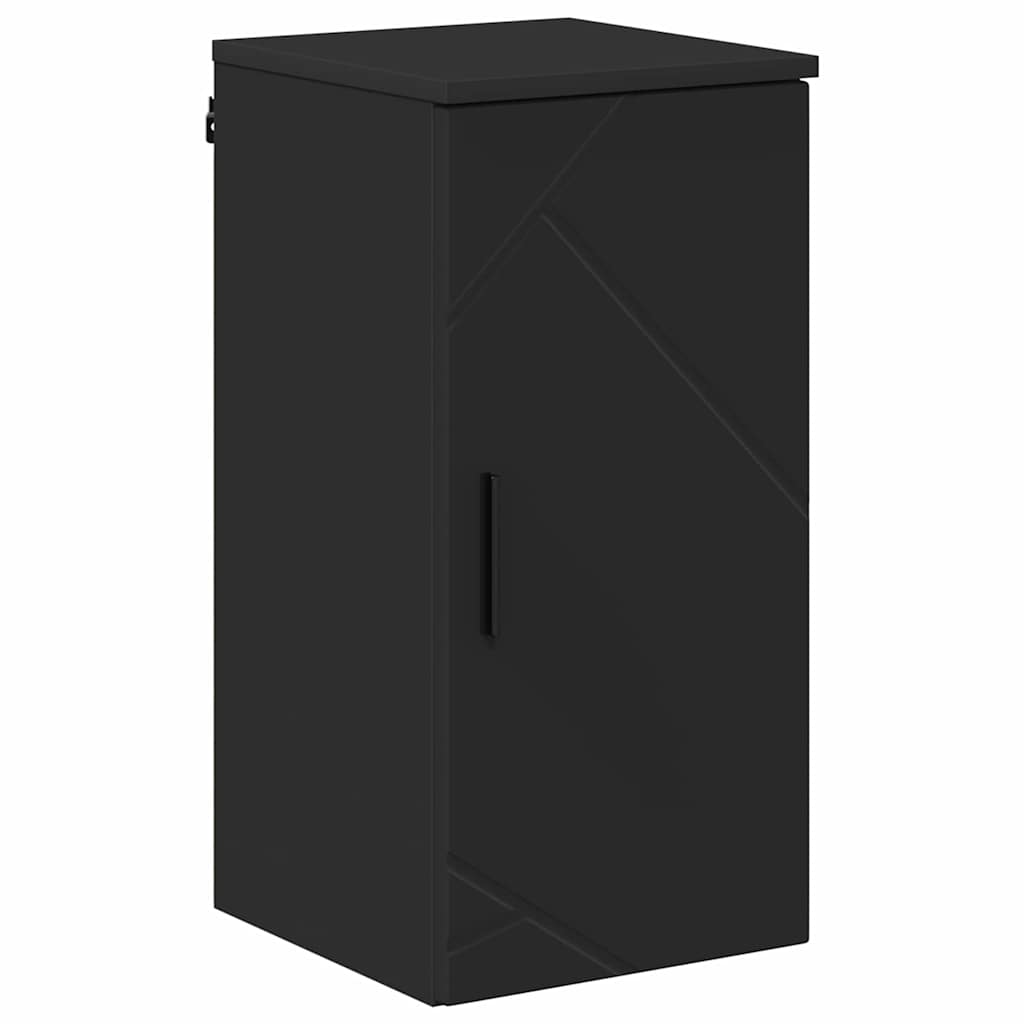 Badrumsmöbelset 5 pcs Svart 61 x 35 x 64 cm