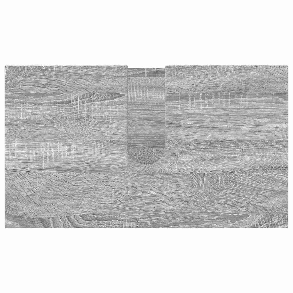 Badrumsmöbelset Väggmonterad 5 pcs Sonoma Grå 61 x 35 x 64 cm