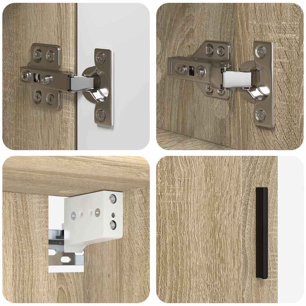 Badrumsmöbelset 5 pcs Sonoma Ek 61 x 35 x 64 cm
