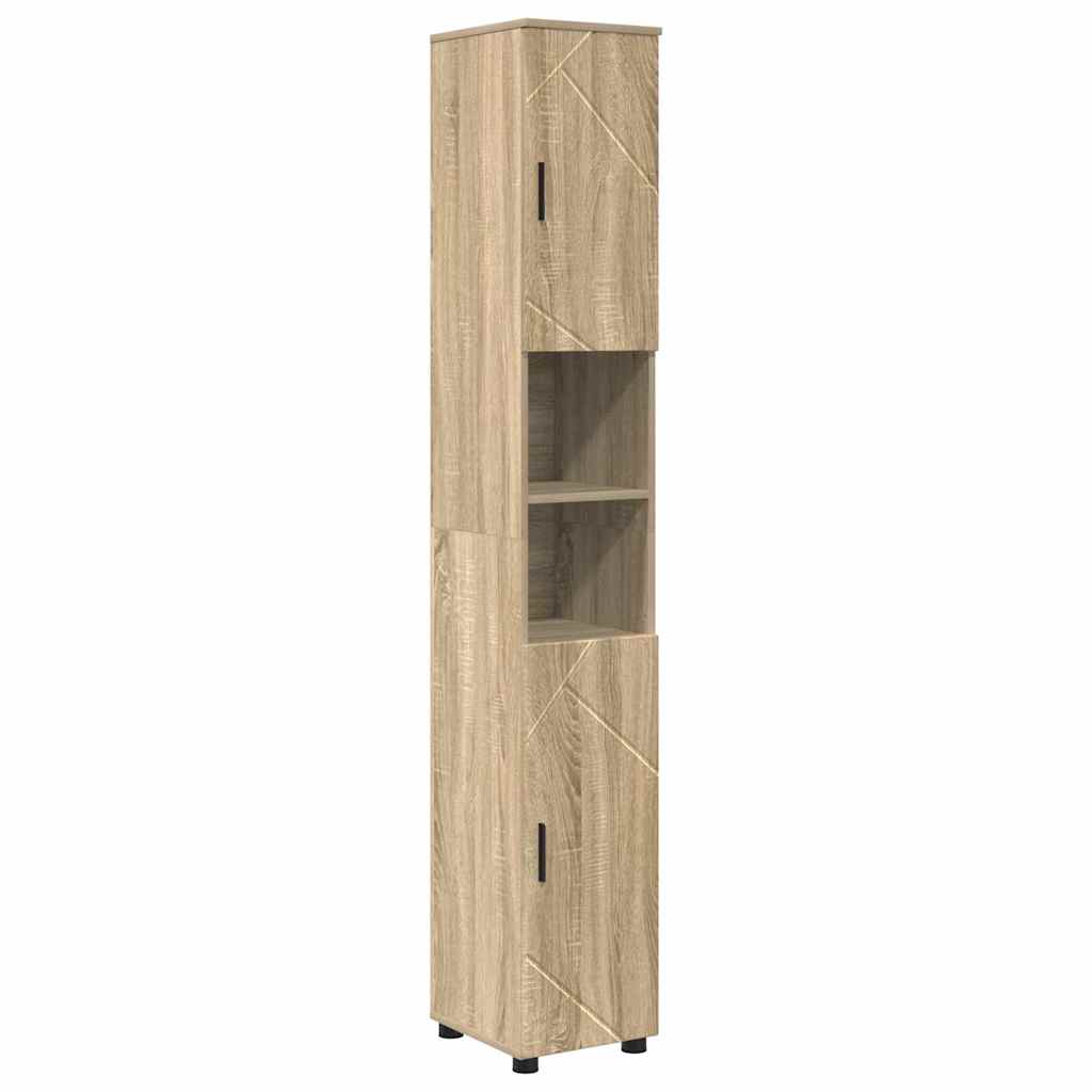 Badrumsmöbelset 5 pcs Sonoma Ek 61 x 35 x 64 cm