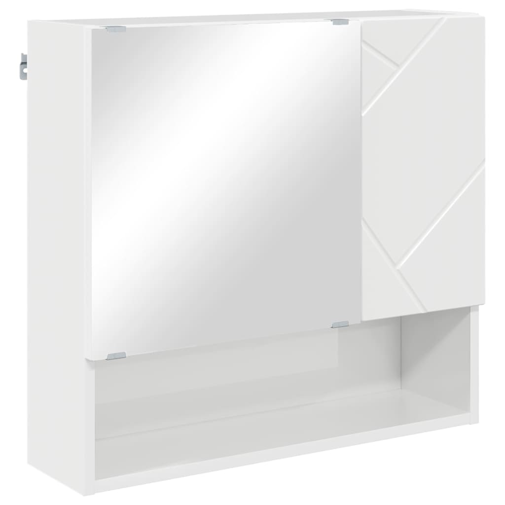 Badrumsmöbelset med låda 5 pcs Högglans Vit 61 x 35 x 64 cm