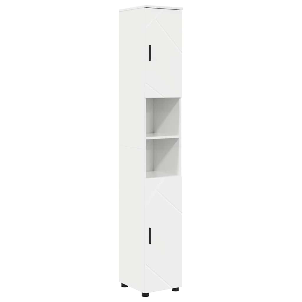 Badrumsmöbelset med låda 5 pcs Högglans Vit 61 x 35 x 64 cm