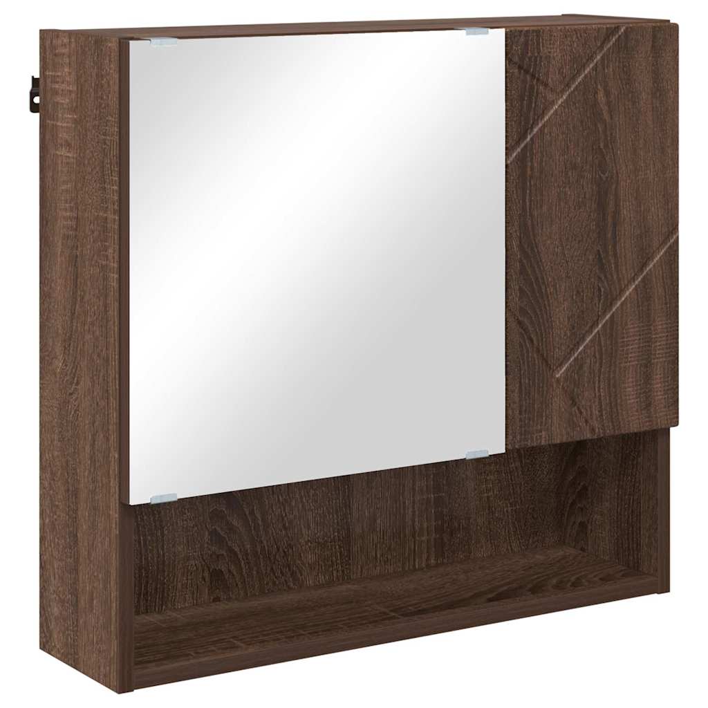 Badrumsmöbelset 5 pcs Brun Ek 61 x 35 x 64 cm