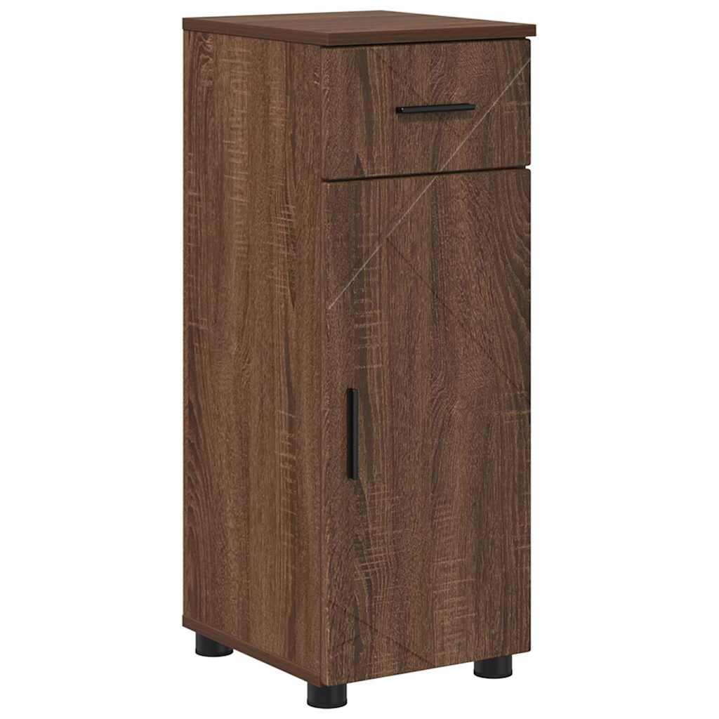Badrumsmöbelset 5 pcs Brun Ek 61 x 35 x 64 cm