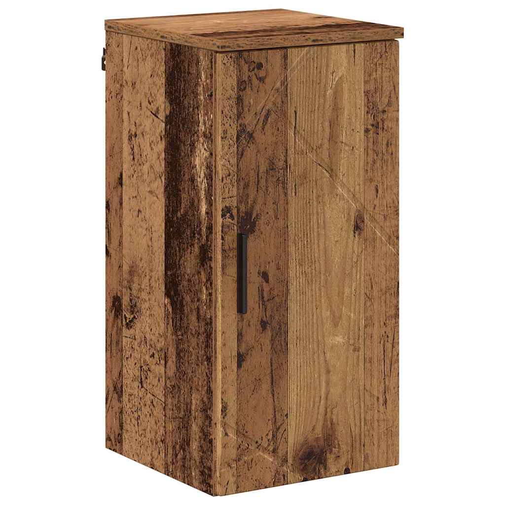 Badrumsmöbelset med låda 5 pcs Åldrat Trä 61 x 35 x 64 cm