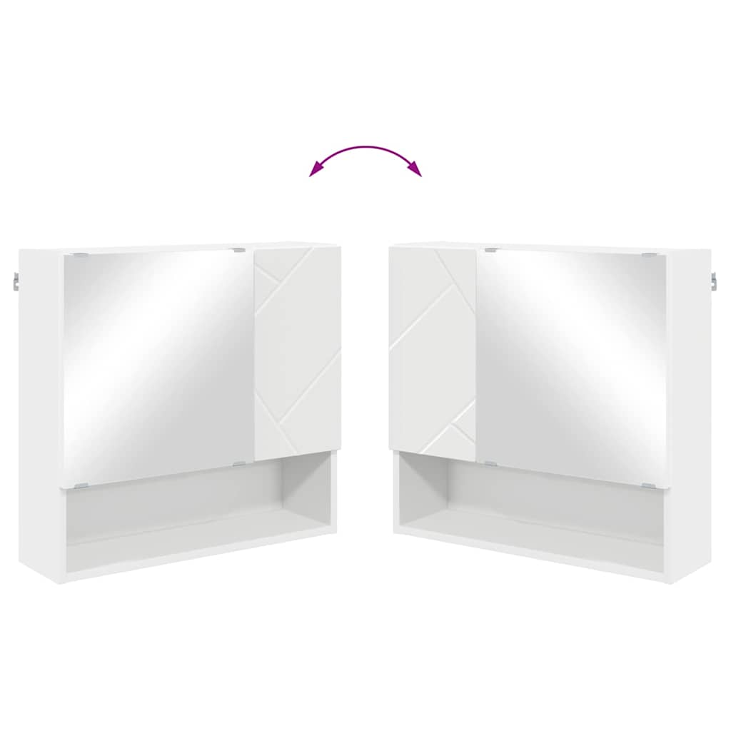 Badrumsmöbelset 4 pcs Vit 61 x 35 x 64 cm