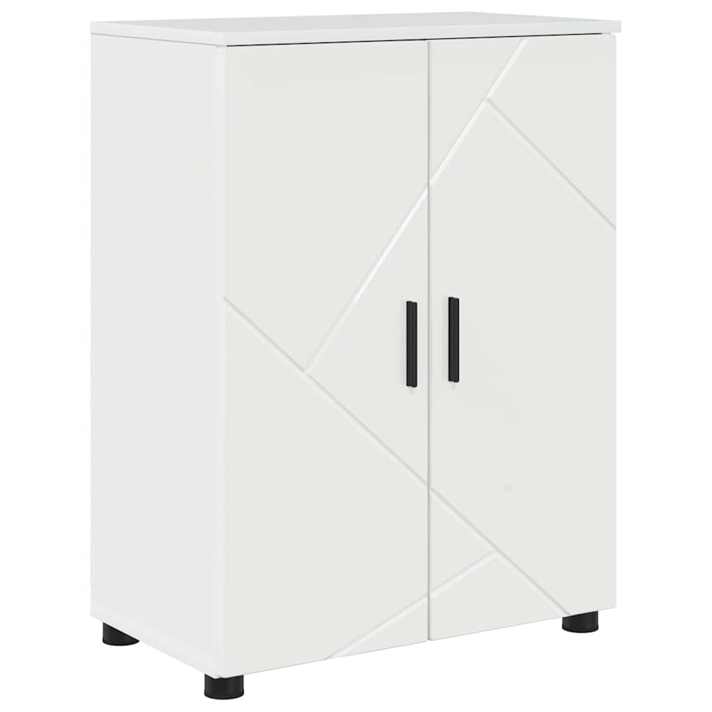 Badrumsmöbelset Väggmonterad 4 pcs Högglans Vit 61 x 35 x 64 cm