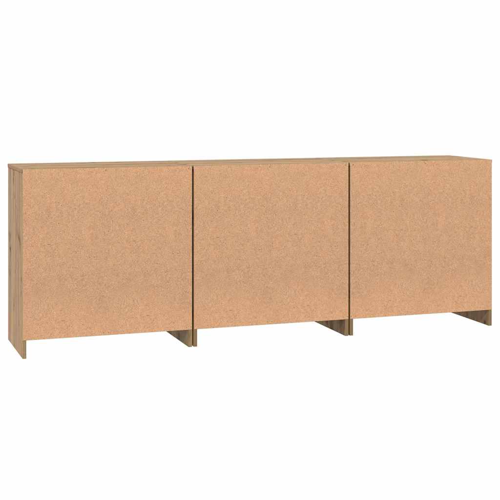 Skåp 3 pcs artisan ek 70 x 41 x 75 cm Konstruerat trä