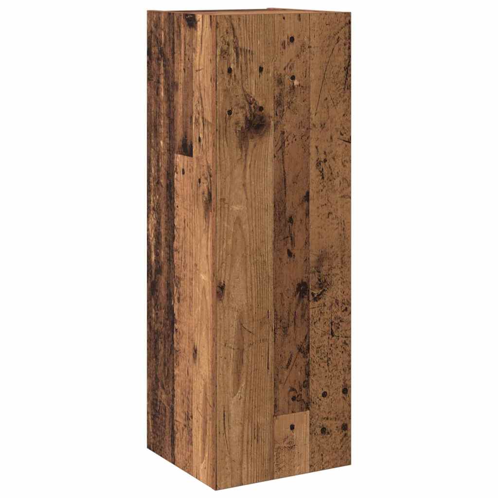 TV-skåpsset 6 pcs Gammalt trä 200 x 30 x 150 cm Konstruerat trä