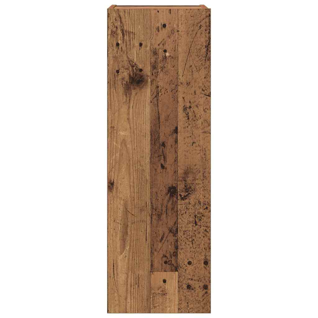 TV-skåpsset 6 pcs Gammalt trä 200 x 30 x 150 cm Konstruerat trä