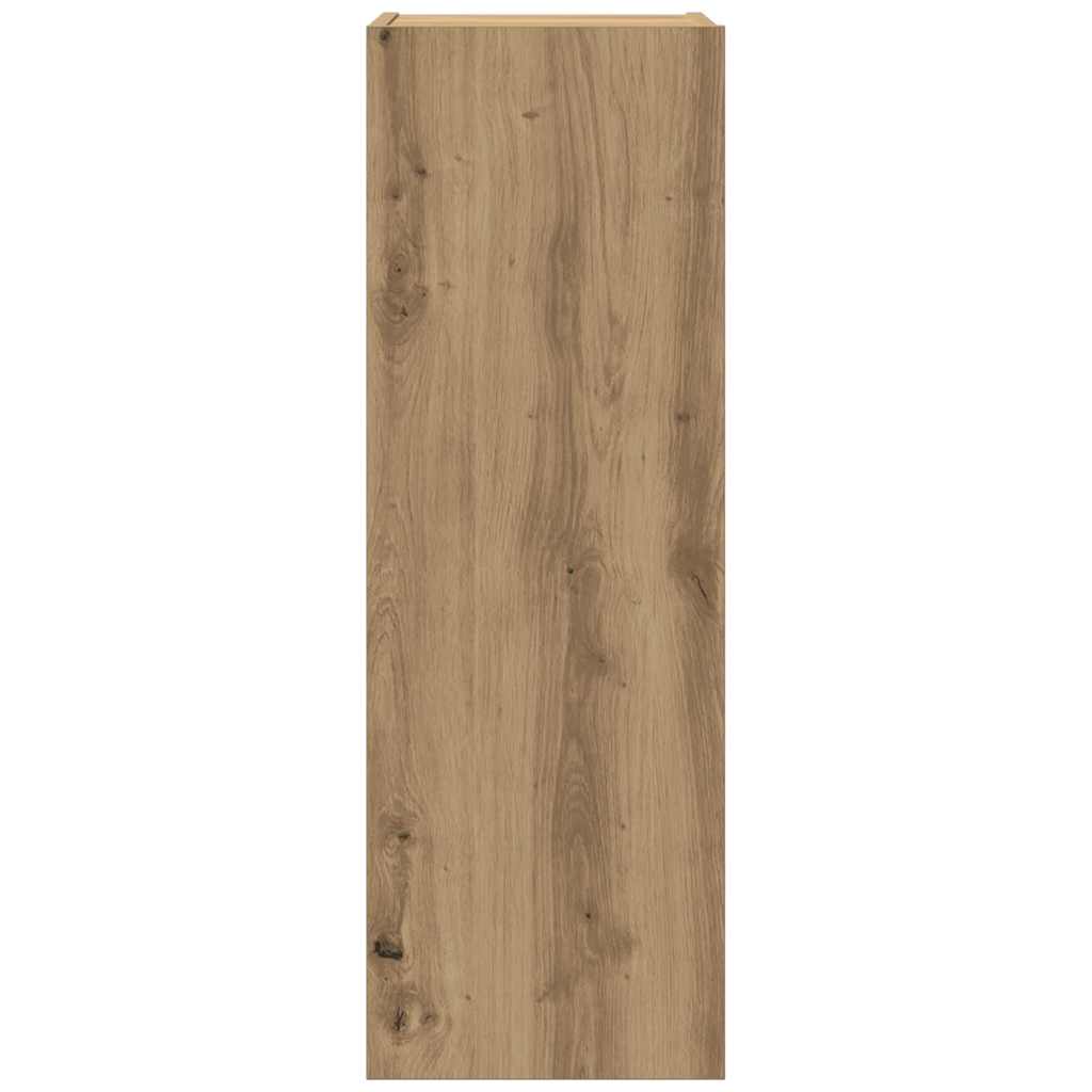 TV-skåpsset 6 pcs artisan ek 200 x 30 x 150 cm Konstruerat trä