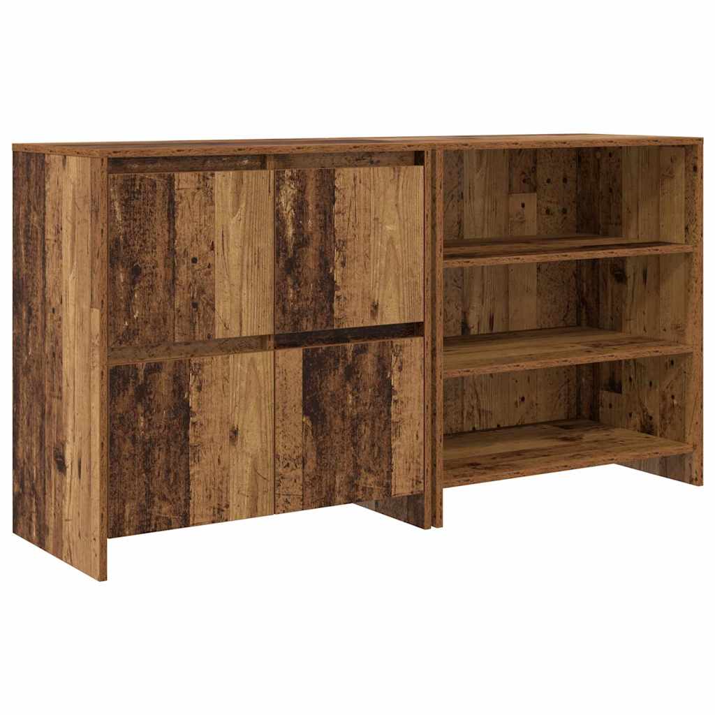 Skåp 2 pcs Gammalt trä 70 x 41 x 75 cm Konstruerat trä