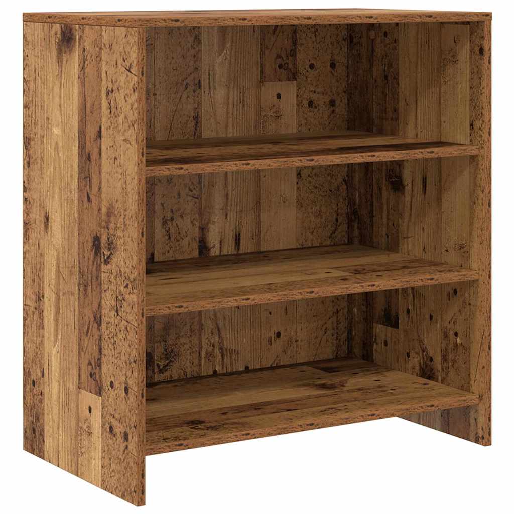 Skåp 2 pcs Gammalt trä 70 x 41 x 75 cm Konstruerat trä