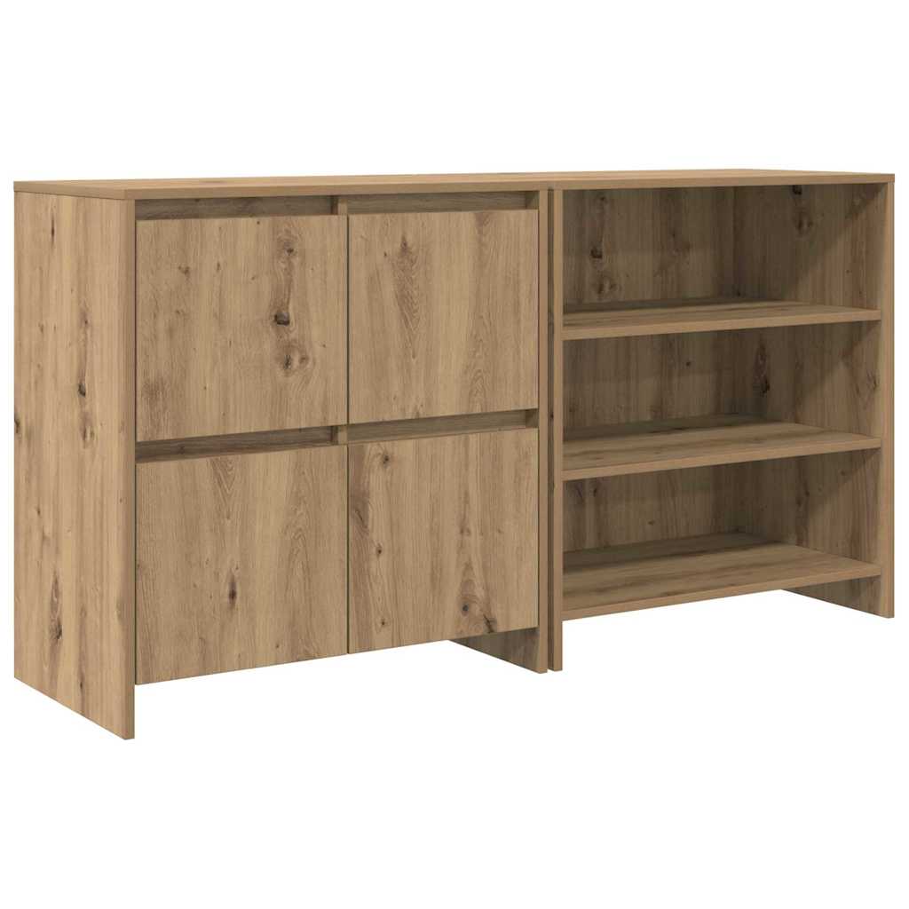 Skåp 2 pcs artisan ek 70 x 41 x 75 cm Konstruerat trä