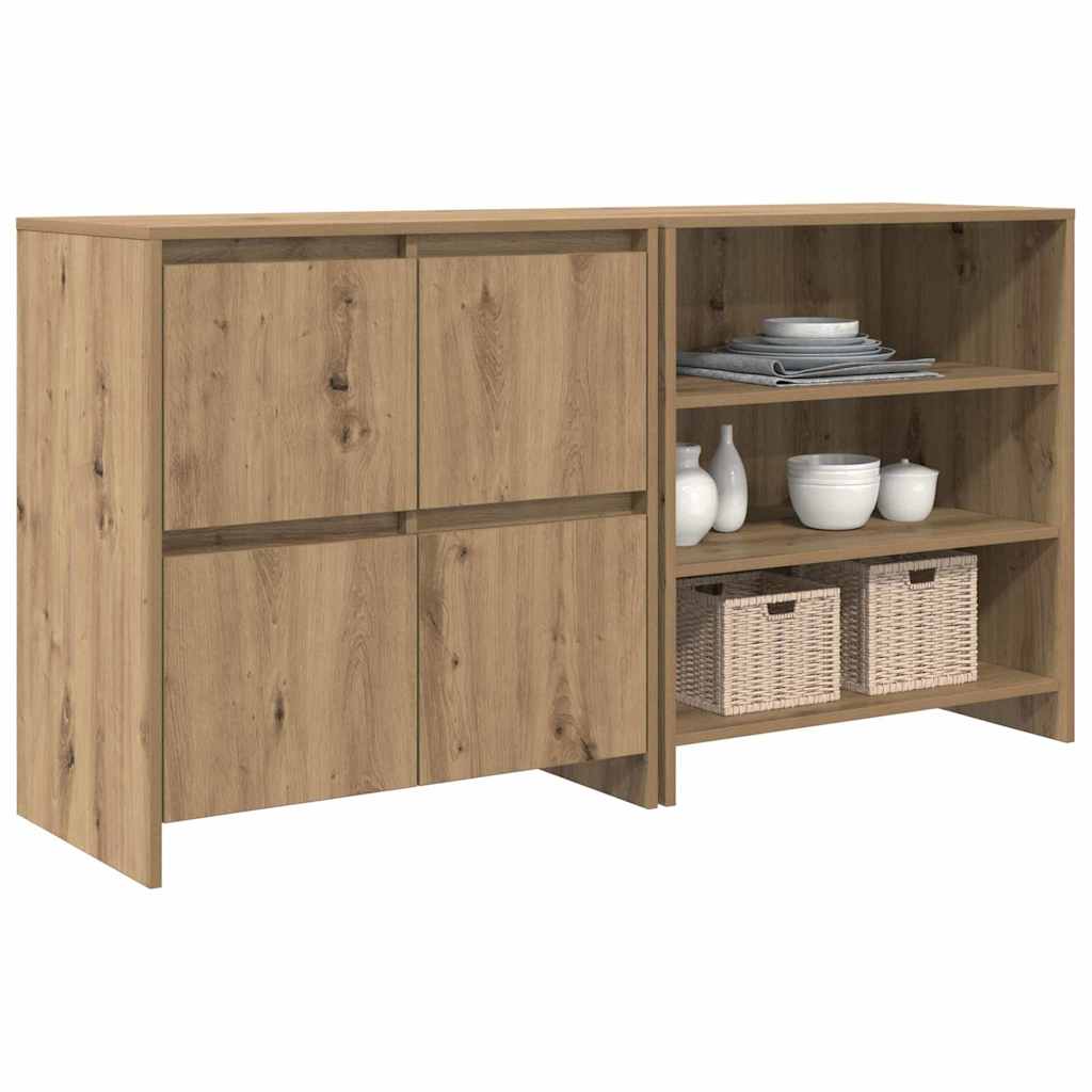Skåp 2 pcs artisan ek 70 x 41 x 75 cm Konstruerat trä