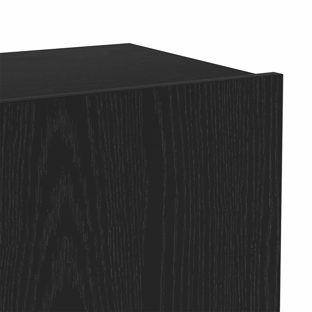XXXXX TV-skåp 8 pcs Svart 80 x 30 x 30 cm