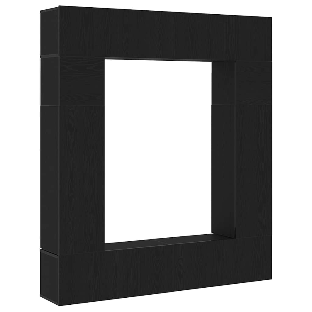 XXXXX TV-skåp 8 pcs Svart 80 x 30 x 30 cm
