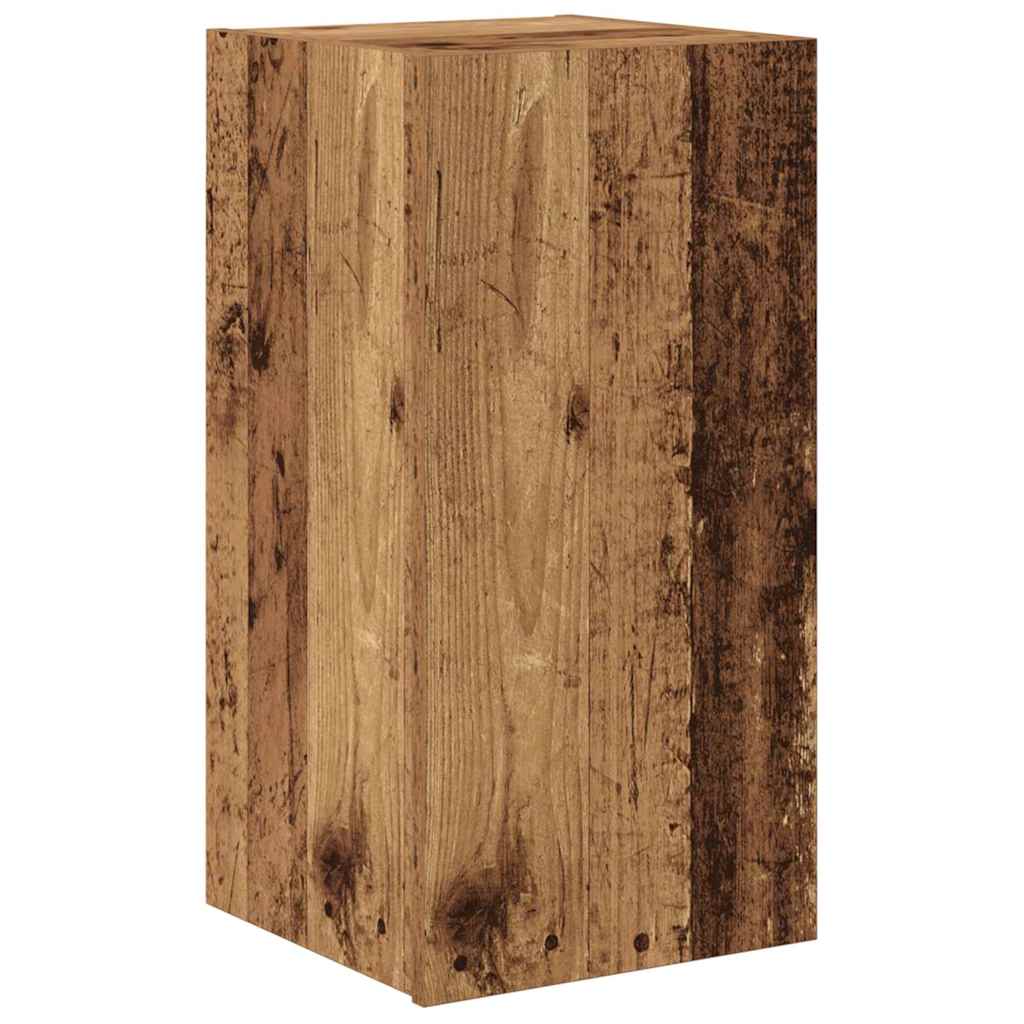 TV-skåpsset 6 pcs Gammalt trä 80 x 30 x 30 cm Konstruerat trä