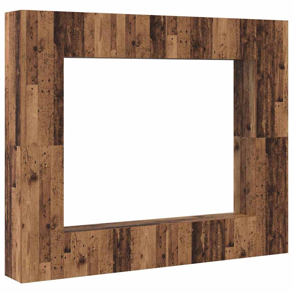 XXXXX TV-skåp 8 pcs Brun 221 x 30 x 180 cm