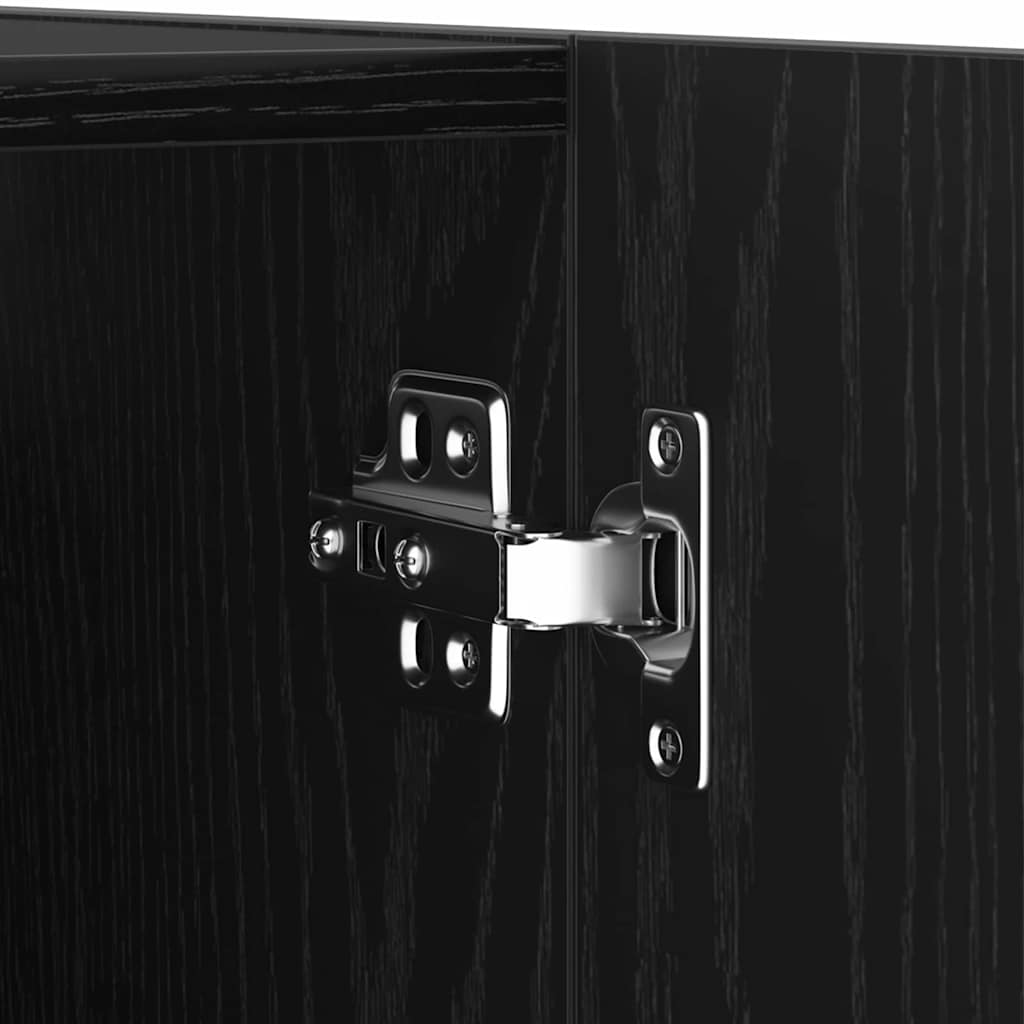 XXXXX TV-skåp 8 pcs Svart 221 x 30 x 180 cm