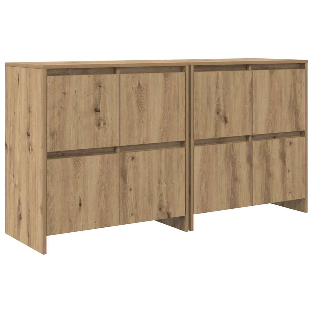 Skåp 2 pcs artisan ek 70 x 41 x 75 cm Konstruerat trä